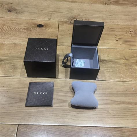 gucci watch box empty|gucci watch pouch.